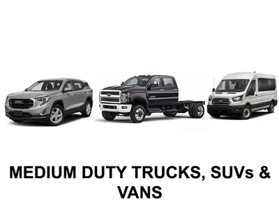 Medium Duty TruckS, SUVS & Vans