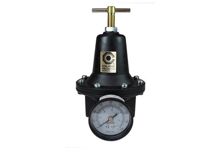 Coilhose CPS 8803GL 3/8" Heavy Duty Regulator w/ Gauge, 0-50 PSI