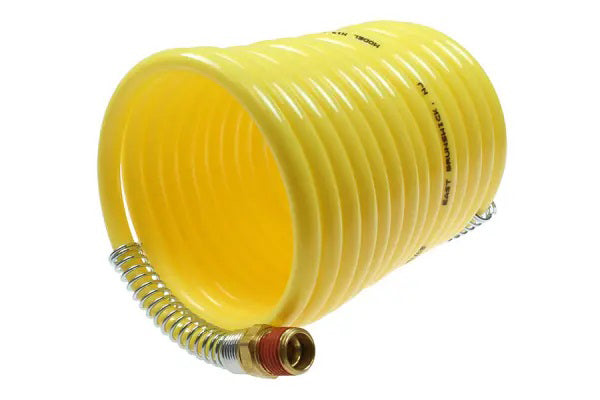 Coilhose Pneumatics N316-12B Nylon Coil Hose, Yellow