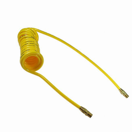 Coilhose PR14-25-Y Flexcoil, 1/4" x 25', 1/4" NPT Reusable Rigid Fittings, Yellow