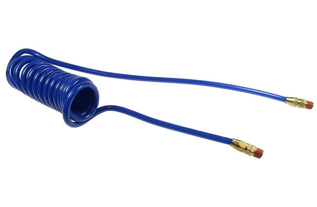 Coilhose Pneumatics PR516-10B-B 5/16" Blue Flexcoil Hose with Reusable Fittings