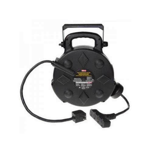 Bayco Lighting SL-8906 50' Retractable Polymer Cord Reel w/All-Weather Cord