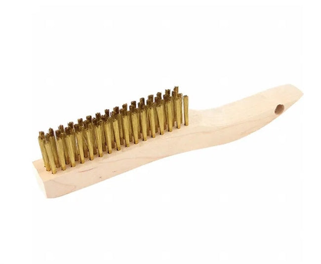 Brush Research B46B Scratch Brass Brush with Shoe Handle, 12/Pk