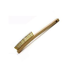 Brush Research B840 Hand Scratch Brush with Curved Handle, Bronze, 12/Pack