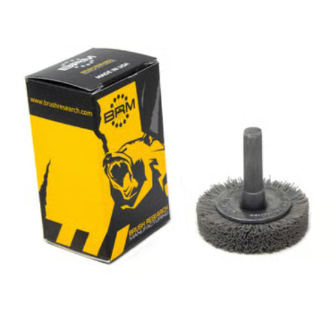 Brush Research BMC16AY500SC Mandrel-Mounted Abrasive Brush – BMC-16AY 500SC