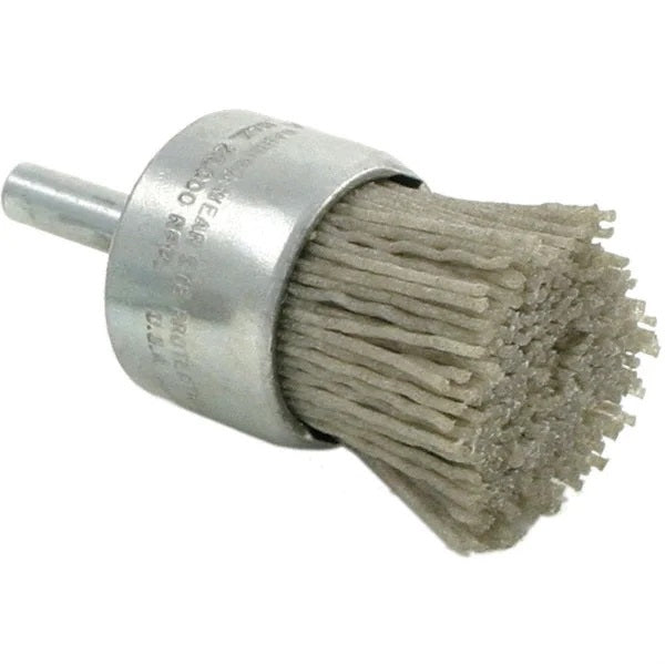 Brush Research BNS10AY80AO 1"  Crimped Wire Nylon End Brush