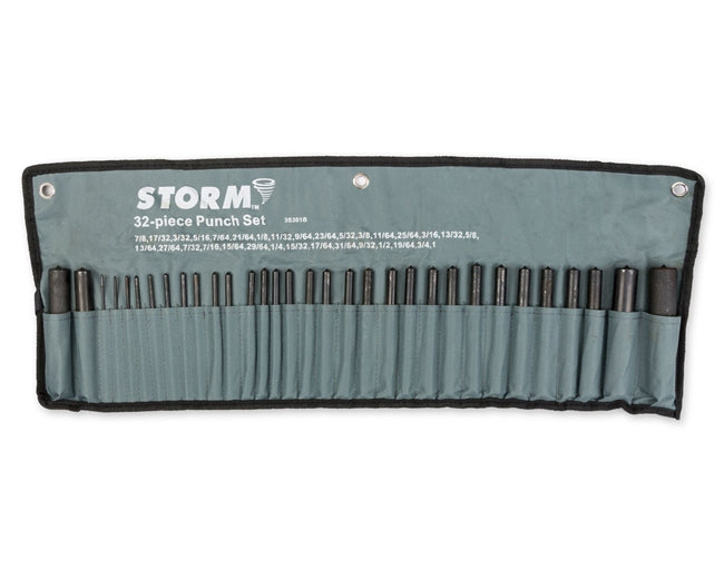 Storm 32-Piece Transfer Punch Set | 3S301B | Central Tools
