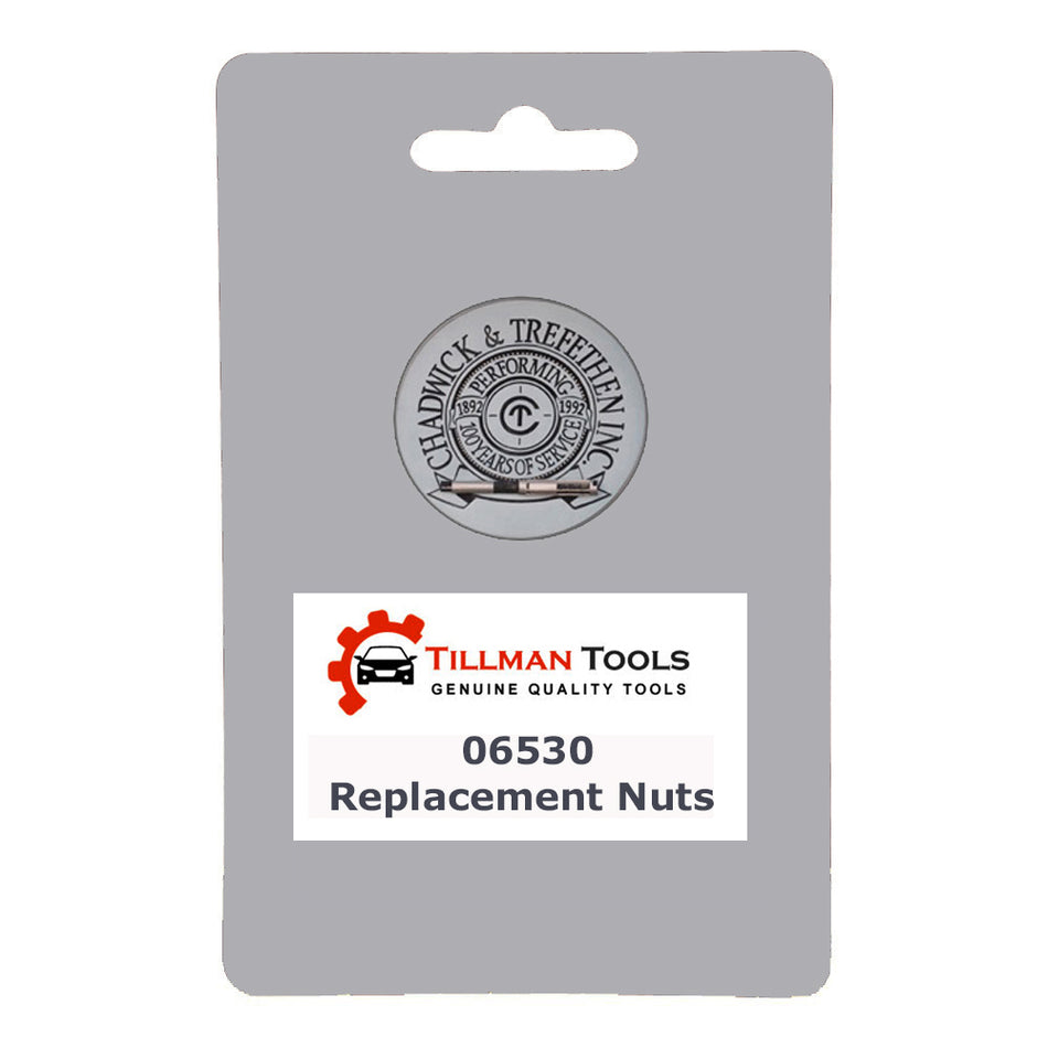 Chadwick & Trefethen 06530 Replacement Nuts for Adjustable Reamer 00530, 6-Pieces