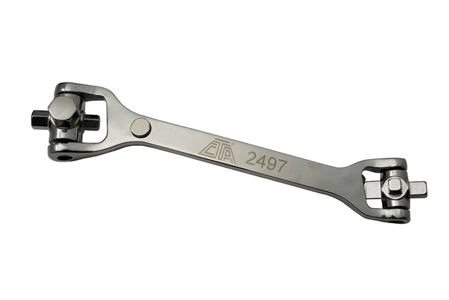 CTA 2497K Wrench 8-1 Multi -Sq/Hex -Box