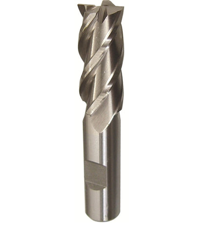 Drill America BRCF318 1/2" X 1/2" HSS 4 Flute Single End End Mill, Drill America, BRCF318