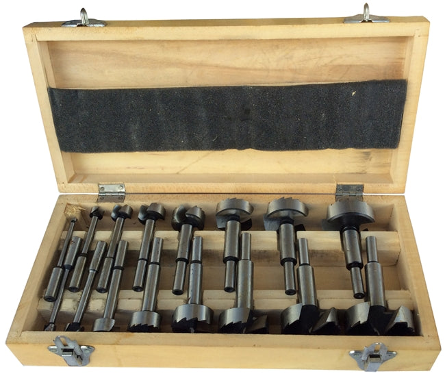 Drill America DMS70-2016 16 Piece Forstner Drill Bit Set, DMS70-2016