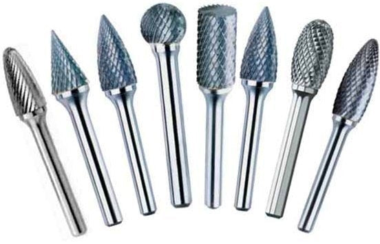 Drill America DUL1SET 12 Piece Carbide Burr Set, DUL1SET