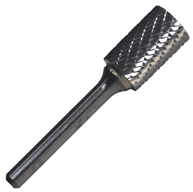 Drill America DULSA3NF SA3NF 3/8" X 3/4" Cylindrical Carbide Burr 1/4" Shank - Aluminum, DULSA3NF