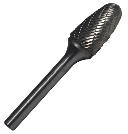 Drill America DULSF14 SF14 3/4" X 1-1/4" Tree Radius End Carbide Burr 1/4 Shank, DULSF14