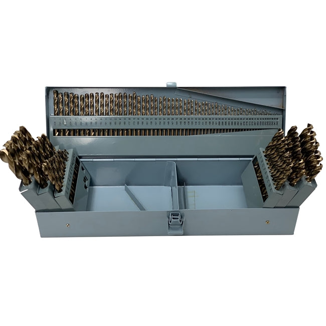 Qualtech DWD115J-CO-SET #1-60, A-Z & 1/16-1/2x64ths 115 Piece Cobalt ...