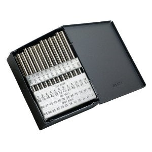 Drill America DWD115J-DB-SET #1-60, A-Z & 1/16-1/2x64ths 115 Piece HSS Drill Blank Set, Qualtech, DWD115J-DB-SET