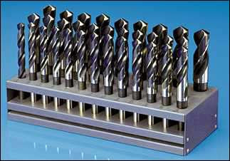 Drill America DWD833SD-SET 1/2"-1"x64ths 33 Piece HSS Reduce Shank Drill Bit Set, Qualtech, DWD833SD-SET