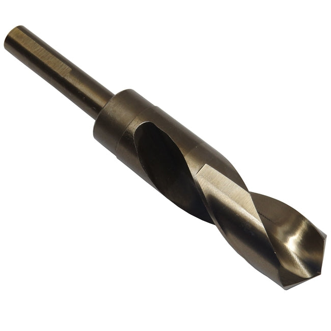 Drill America DWDCO1-1/2 1-1/2" Reduced Shank Cobalt Drill Bit, 1/2" Shank, Qualtech, DWDCO1-1/2