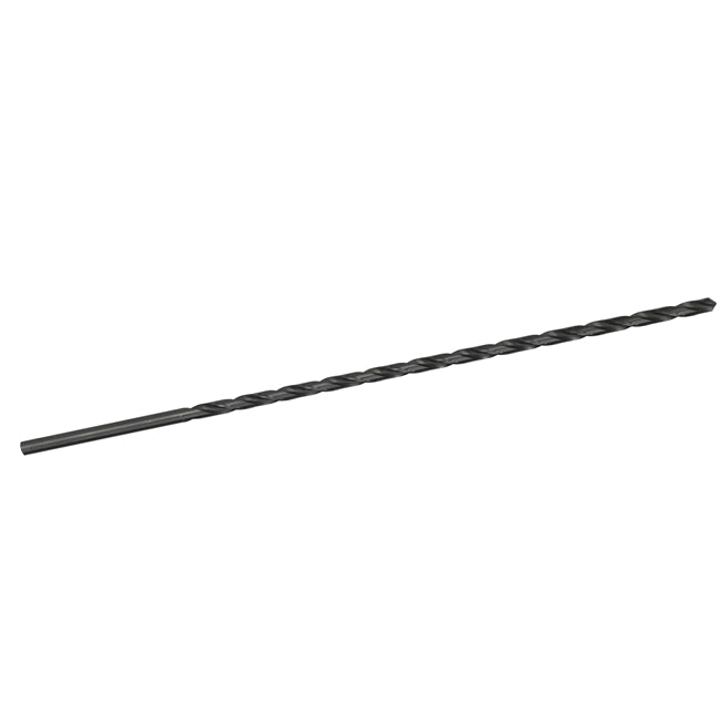 Drill America DWDDL12X5/16 5/16" x 12" HSS Extra Long Drill Bit, Straight Shank, DWDDL12X5/16