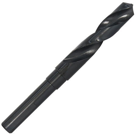 Drill America DWDRSD19.5MM 19.50mm Reduced Shank HSS Drill Bit, 1/2" Shank, Qualtech, DWDRSD19.5MM