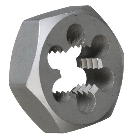 Drill America DWTHSHEX3816 3/8"-16 HSS Hex Die, DWTHSHEX3816