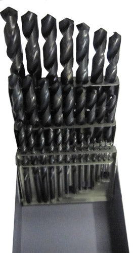 Drill America D/A15J-SET 1/16 - 1/2 HSS Jobber Drill Bit Set, 15 Pieces (1/32 Increments), Drill America, D/A15J-SET