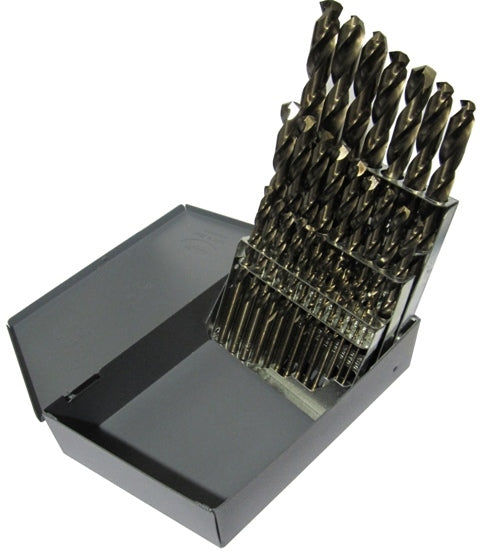 Drill America D/A26S-CO-SET "A"-"Z" 26 Piece Cobalt Screw Machine Drill Bit Set, Drill America, D/A26S-CO-SET