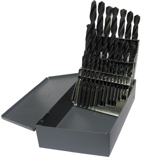 Drill America D/A29J-SP-SET 1/16 - 1/2 HSS Split Point Jobber Drill Bit Set, 29 Pieces (1/64 Increments), Drill America, D/A29J-SP-SET