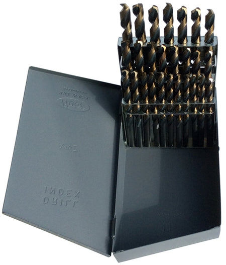 Drill America KFD26J-SET A-Z 26 Piece Black & Gold Jobber Length Drill Bit Set, KFD26J-SET