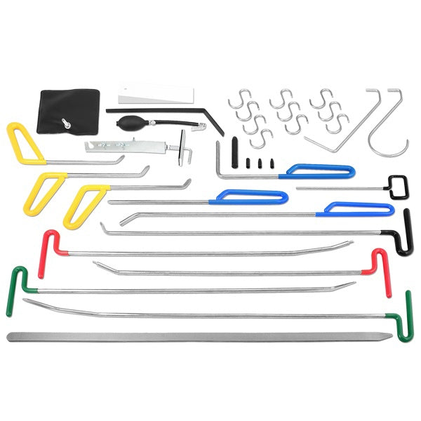 Dent Fix DF-PDRKIT33 33Pc Stainless Steel Paintless Dent Repair Kit