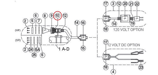 Everblast EV2903-4255 Bulb Socket