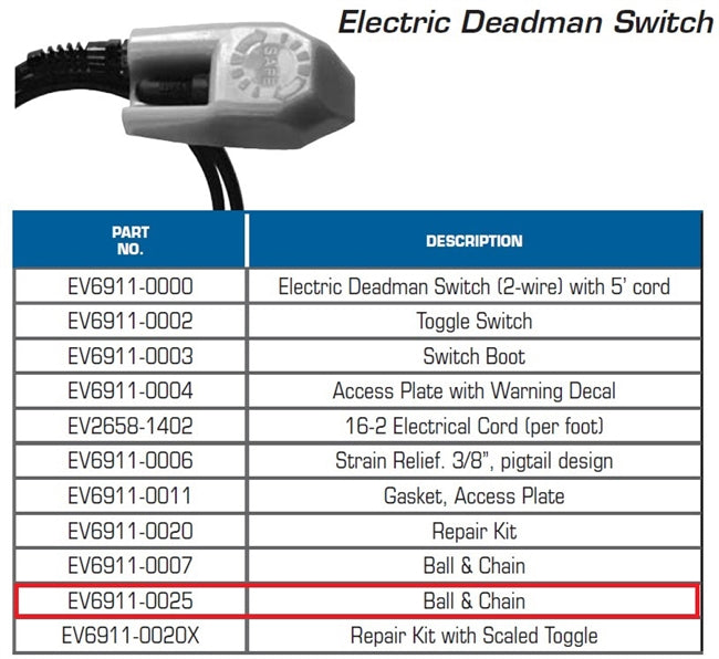 Everblast EV6911-0025 Ball & Chain