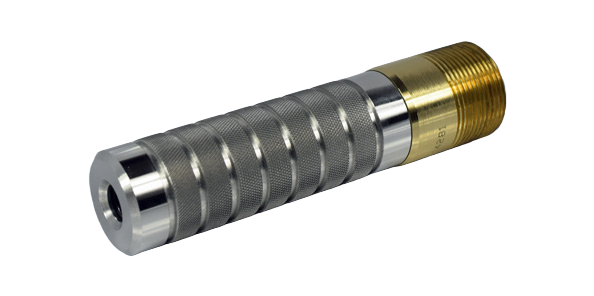Everblast EVBC-6 Armored Boron Carbide (B4C) Long Venturi Nozzle 1", Fine Brass