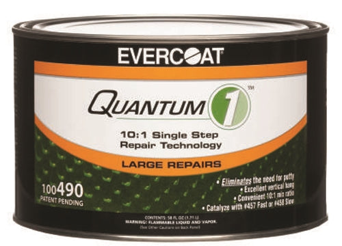 Evercoat 490 Quantum 1 For Large Repairs, 1/2 Gallon