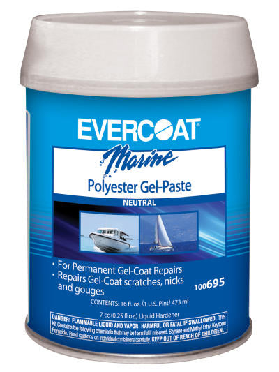 Evercoat 695 Marine Polyester Gel Paste, Pint