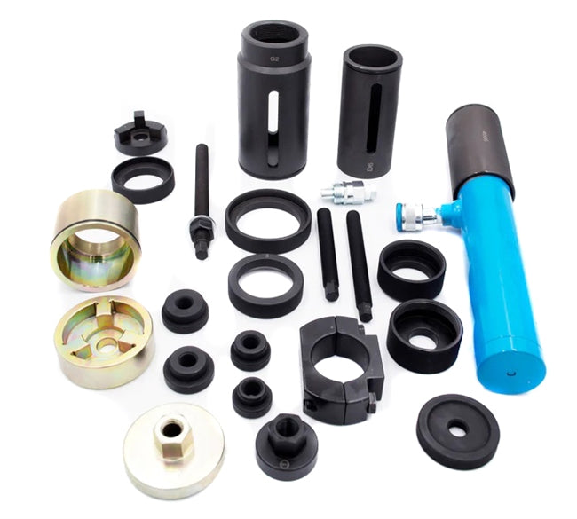 Volvo/Mack 9996154, 9992614, 9992671, 9999210 and 9992670 Spring Pin Metal Suspension Bushing Remover & Installer Kit