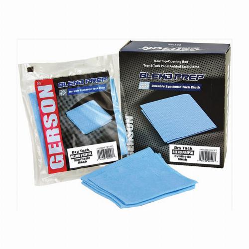 Gerson 020008C Blend Prep Lint Free Tack Cloths, Blue 9"x18" 12/box