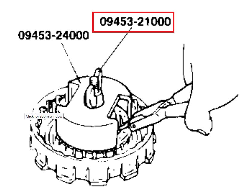 Hyundai/KIA 09453-21000 Spring Compressor