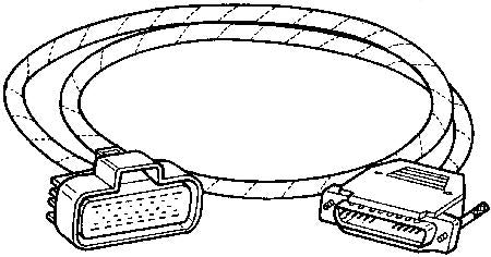 Kent-Moore J-39021-410 Fuel Injector Test Adapter