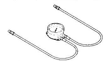 Kent-Moore J-42206 Dual Air Pressure Gauge