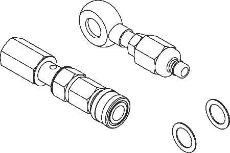 Kent-Moore J-44721-20 Adapters, Power Steering Analyzer