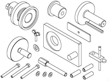 Kent-Moore J-45013 Selector, Rear Axle Shim