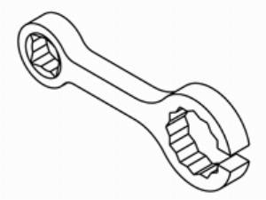 Kent-Moore J-45063 Wrench, 24mm Fuel Line