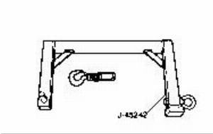 Kent-Moore J-45242 Adapter, Cylinder Head Fixture