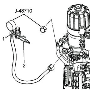 Kent-Moore J-48710 Air Pressure Test, HDE Fuel System