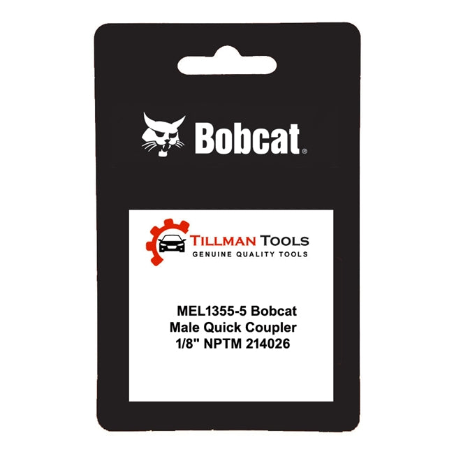 Kent-Moore MEL1355-5 Bobcat Male Quick Coupler 1/8" NPTM 214026