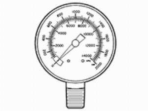 Kent-Moore MEL1523-3 Gauge, Pressure