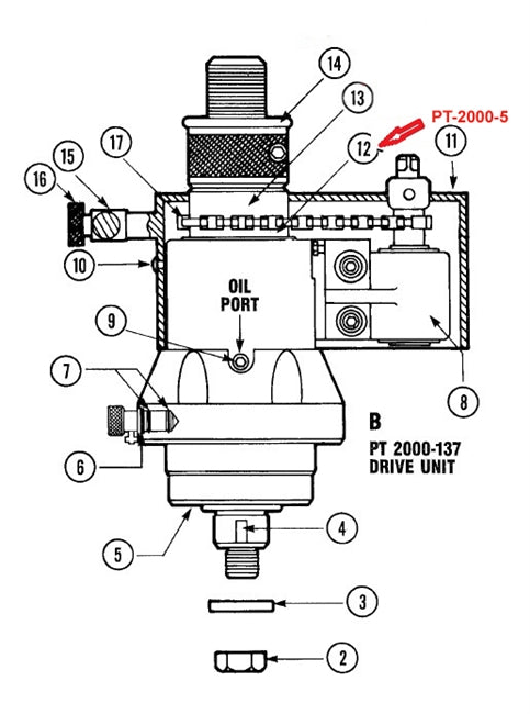 Kent-Moore PT-2000-5 Spline Washer for PT2050-D