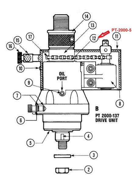 Kent-Moore PT-2000-5 Spline Washer for PT2050-D