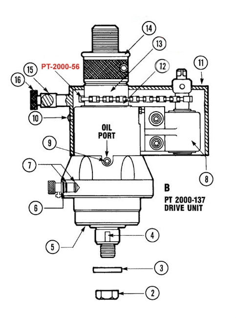 Kent-Moore PT-2000-56 Drive Chain Assembly for PT-2050-D